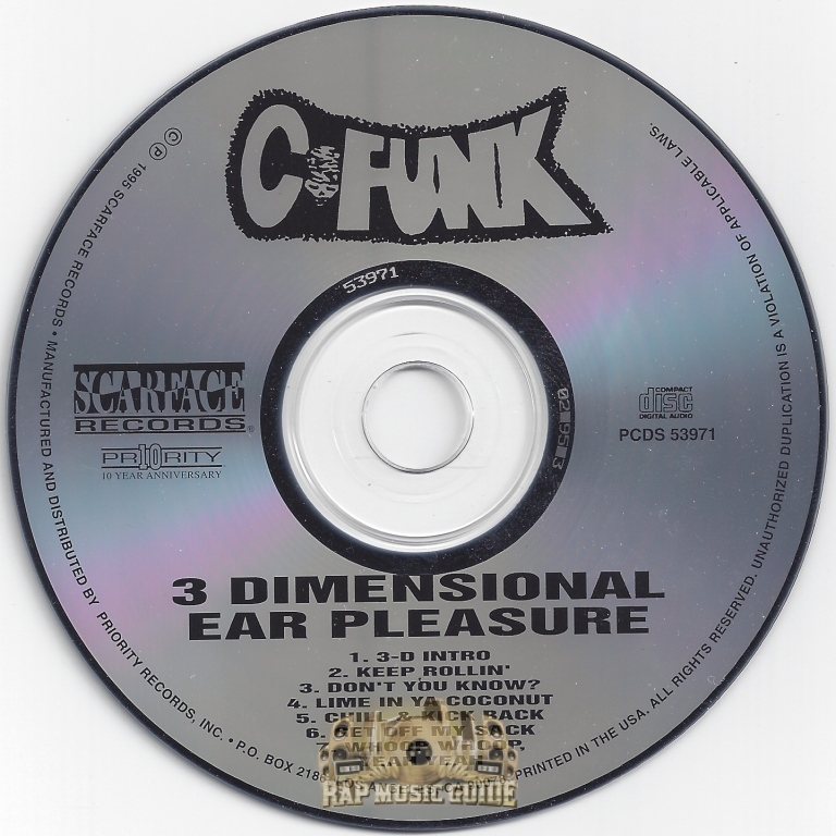 C-Funk - Three Dimensional Ear Pleasure: CD | Rap Music Guide